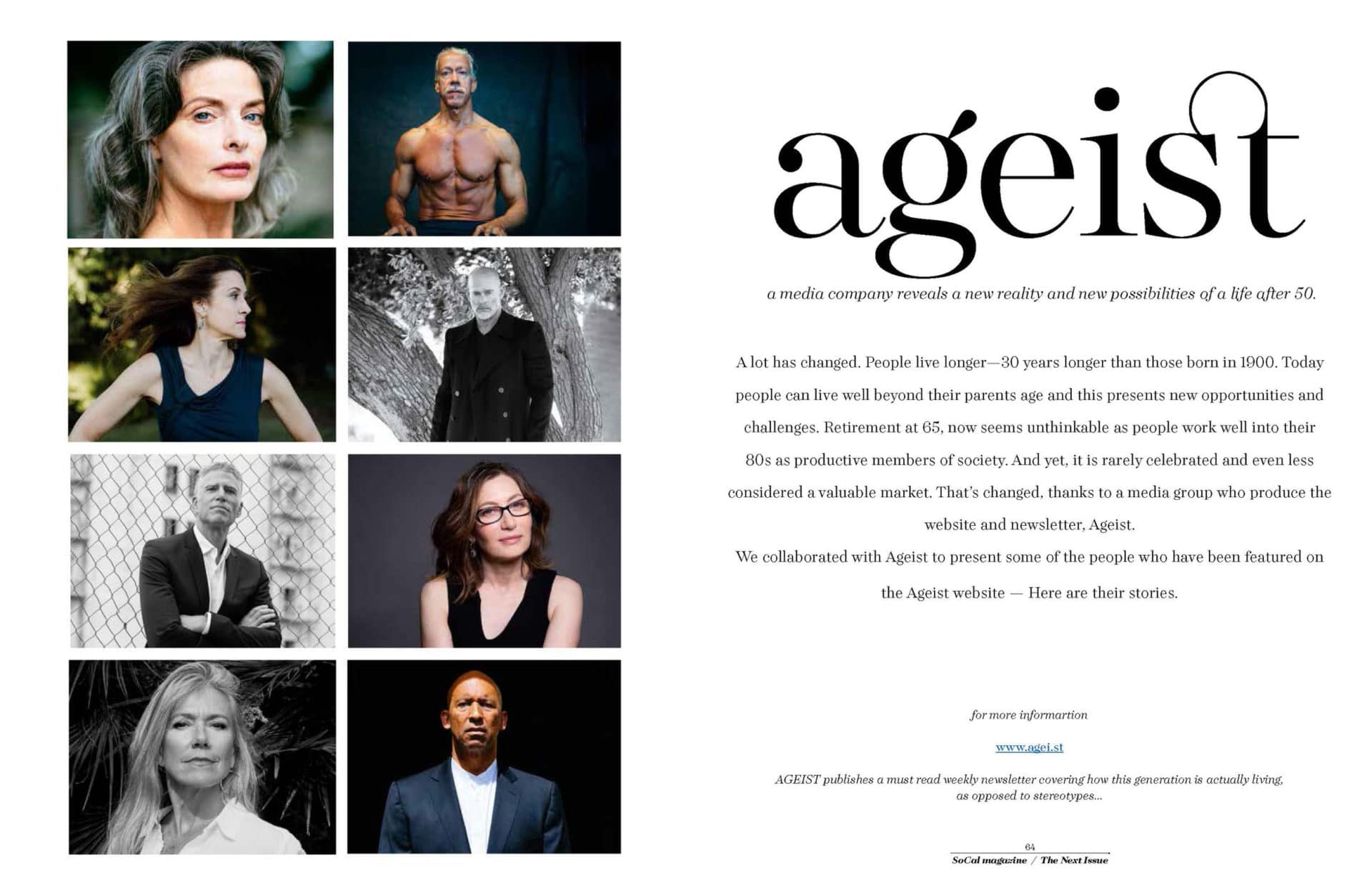 Ageist in SoCal Magazine - AGEIST